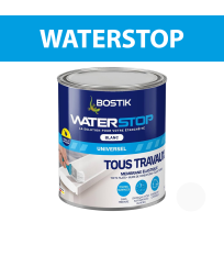 Membrane d'étanchéité "WATERSTOP TOUS TRAVAUX" Blanc 1kg BOSTIK