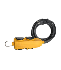 Rallonge électrique Powerblock 4 prises clapets 10m