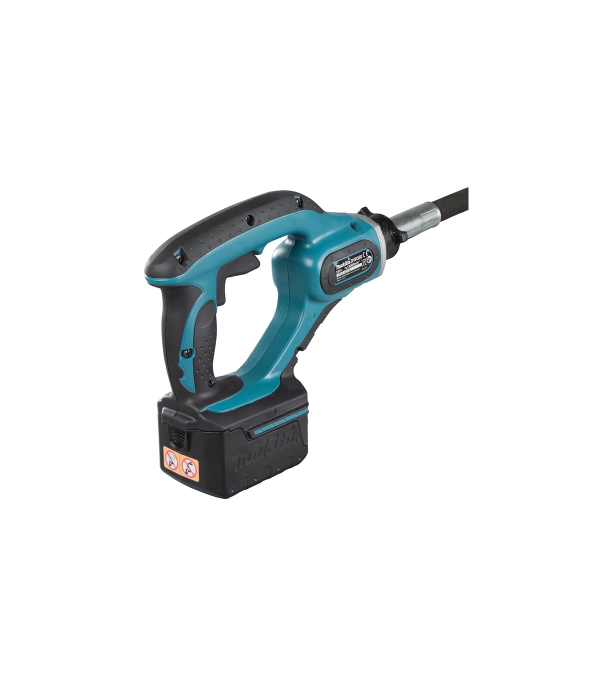 Vibreur à béton 18V DVR350Z + 1 batterie BL1850B 18V 5 Ah + 1 chargeur DC18RC MAKITA