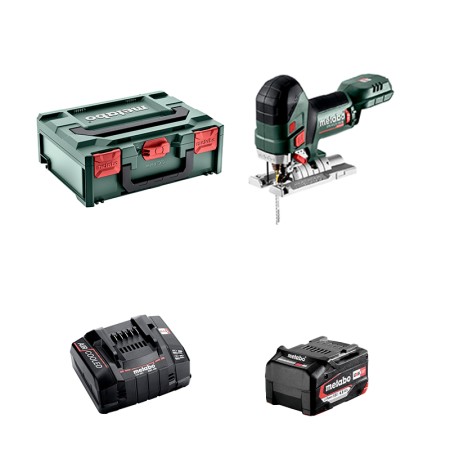 Scie sauteuse 18V STA 18 LTX 150 BL + 1 batterie 18V 5,2 Ah + 1 chargeur ASC 145 METABO