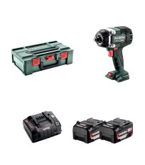 Boulonneuse 18V SSW 18 LTX 800 BL + 2 batteries 18V 5,2 Ah + 1 chargeur ASC 145 METABO