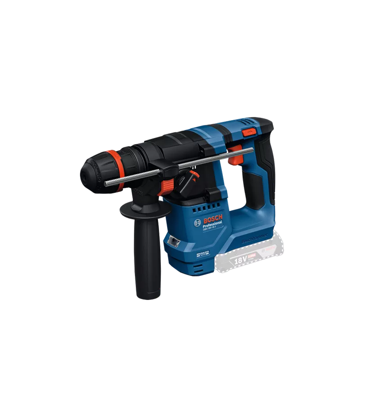 Perforateur ONECHUCK SDS Plus GBH 18V-18 X + 2 batteries Procore 18V 4 Ah + 1 chargeur GAL 18V-40 BOSCH
