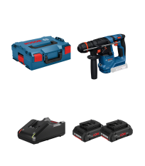 Perforateur ONECHUCK SDS Plus GBH 18V-18 X + 2 batteries Procore 18V 4 Ah + 1 chargeur GAL 18V-40 BOSCH