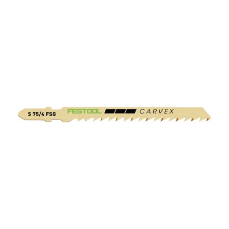 Lot de 5 lames de scie S 75/4 FSG/5 spéciale bois FESTOOL