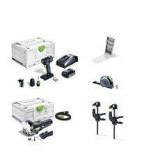 Pack agenceur niveau 3 avec TXS 18 + DF 500 FESTOOL