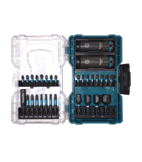 Coffret 23 embouts IMPACT BLACK + Douilles et accessoires MAKITA
