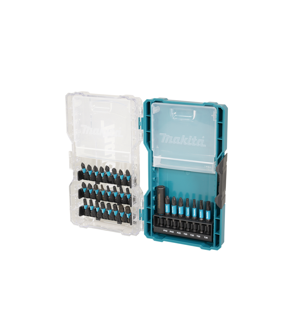 Coffret 31 embouts IMPACT BLACK + Porte embout magnétique MAKITA