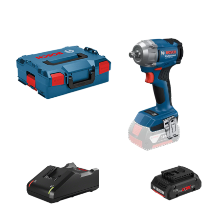 Boulonneuse GDS 18V-350 + 1 batterie ProCore 18V 4 Ah + Chargeur GAL 18V-40 BOSCH