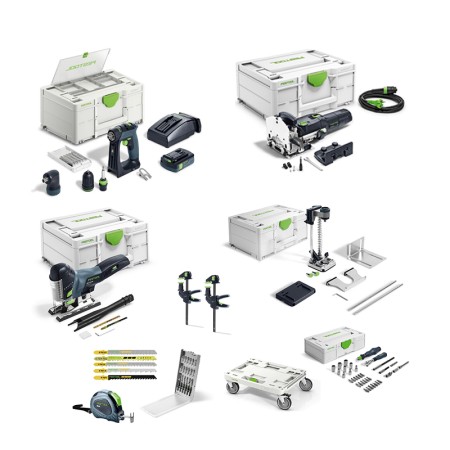 Pack agenceur niveau 4 avec CXS 18 + DF 500 + PSC 420 FESTOOL