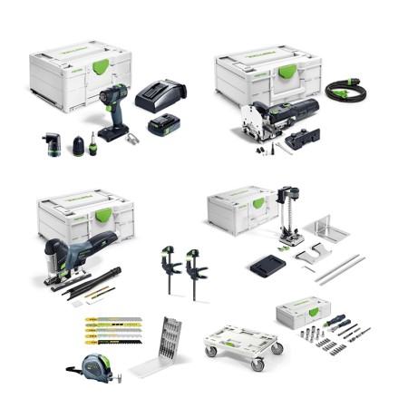 Pack agenceur niveau 4 avec TXS 18 + DF 500 + PSC 420 FESTOOL
