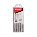 Coffret de 5 forets SDS PLUS 4 taillants TCT NEMESIS II MAKITA