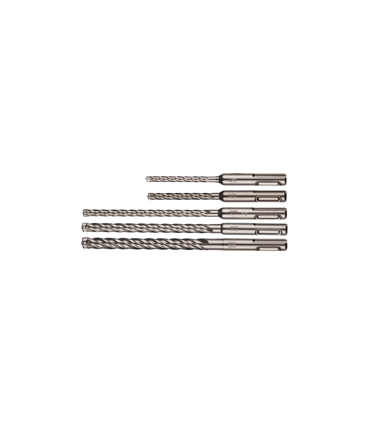 Coffret de 5 forets SDS PLUS 4 taillants TCT NEMESIS II MAKITA