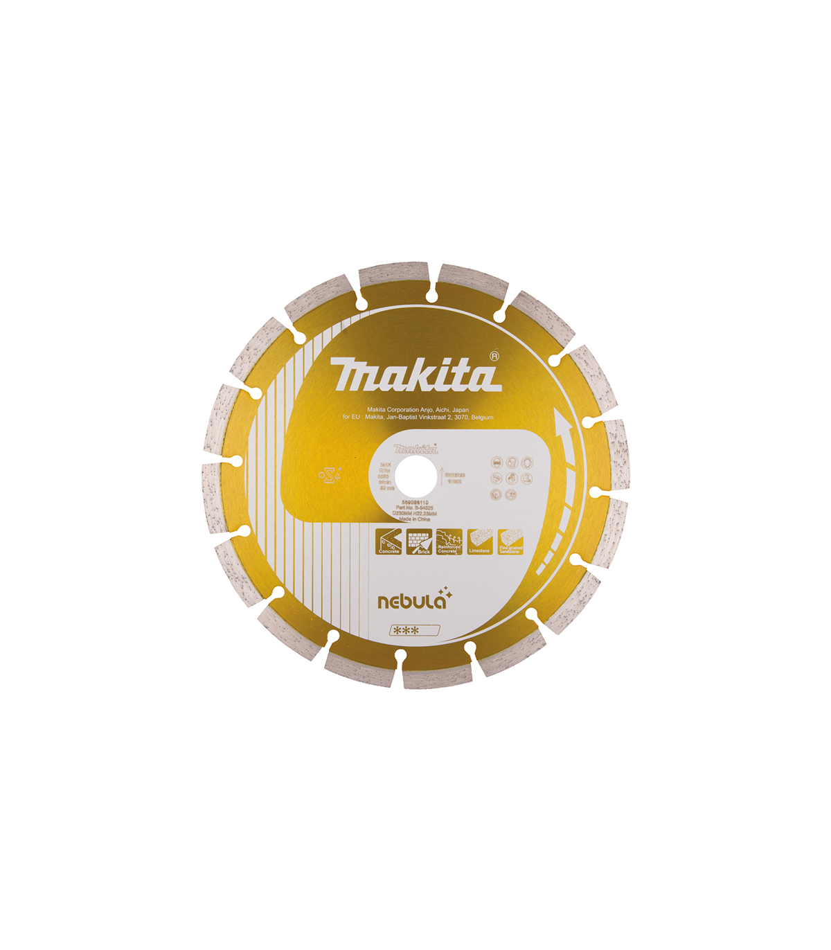 Disque diamant NEUBLA beton Ø230 mm MAKITA