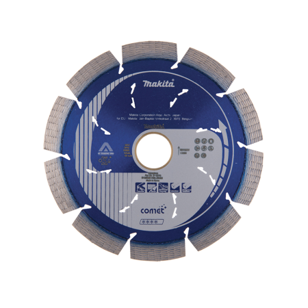 Disque diamant COMET beton Ø125 mm MAKITA