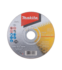 Lot de 12 disques a tronçonner métal & inox A60V 125 mm MAKITA