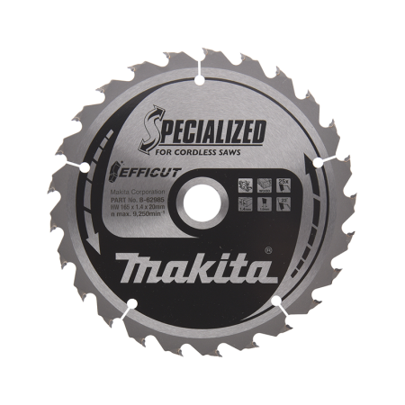 Lames de scie circulaire EFFICUT Specialized Ø165 mm MAKITA