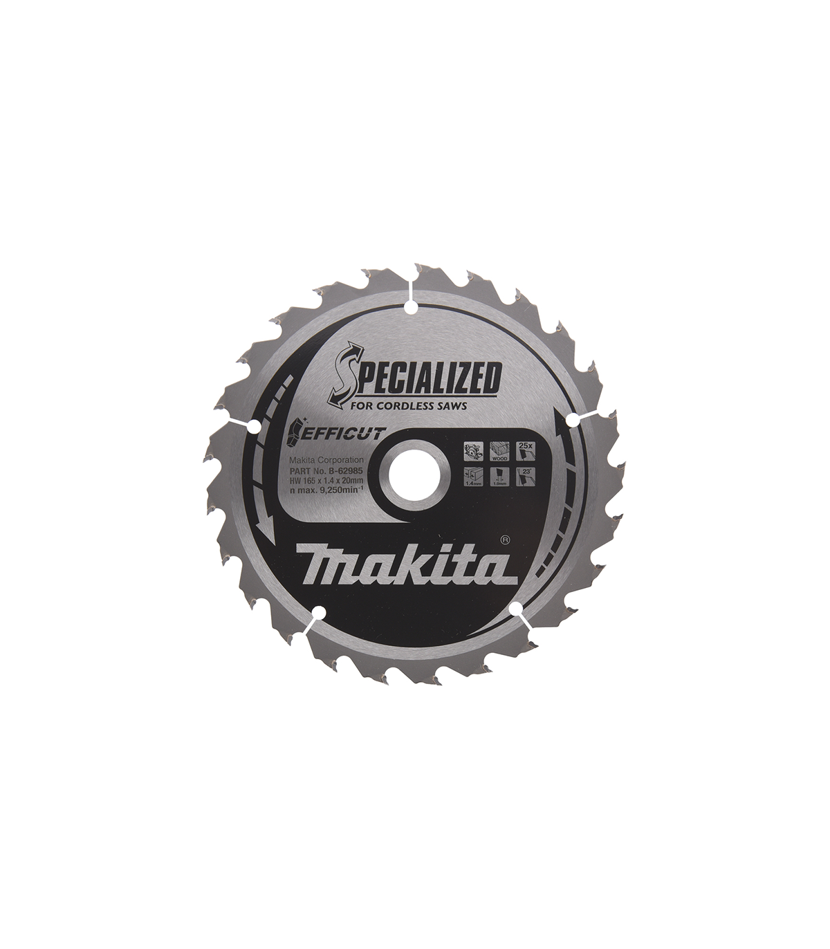 Lames de scie circulaire EFFICUT Specialized Ø165 mm MAKITA