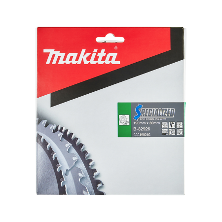 Lame carbure de scie circulaire EFFICUT TCT spécialized Ø190 mm MAKITA