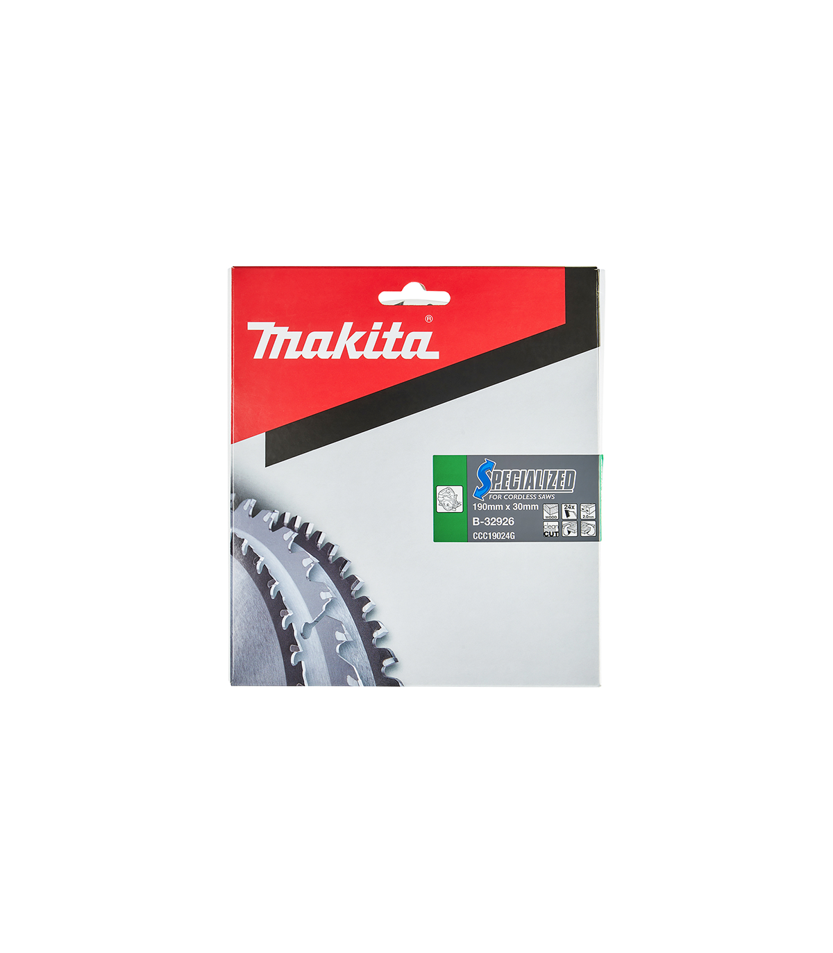 Lame carbure de scie circulaire EFFICUT TCT spécialized Ø190 mm MAKITA