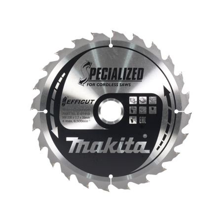 Lame carbure de scie circulaire EFFICUT Specialized Bois Ø235 mm