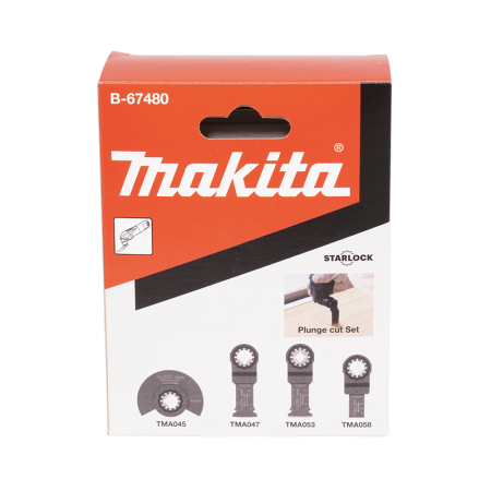 Lots de 4 lames STARLOCK bois & métal MAKITA
