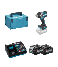 Boulonneuse 1/2" 40V TW008GZ01 + 2 batteries 40V 2.5Ah + chargeur rapide DC40RA MAKITA