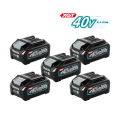 Pack de 5 batteries XGT 40V 4 Ah BL4040 MAKITA