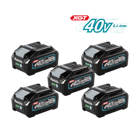 Pack de 5 batteries XGT 40V 4 Ah BL4040 MAKITA