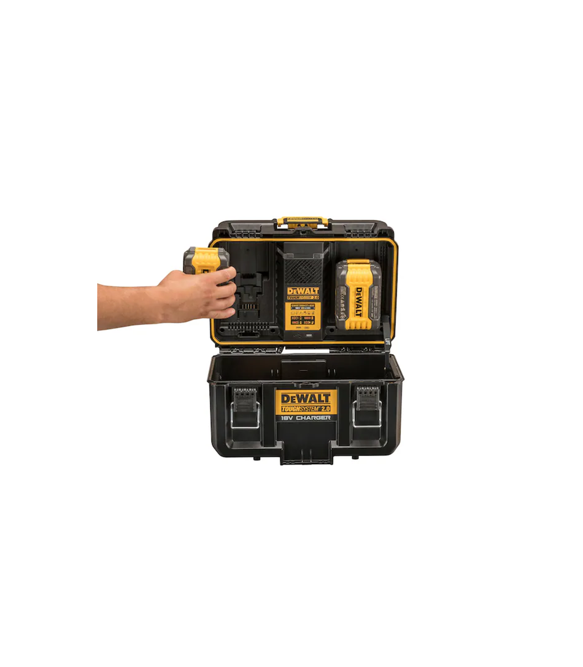 Coffret chargeur de batterie 18V TOUGHSYSTEM 2.0 DEWALT