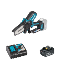 Tronçonneuse d'élagage 18V 10 cm DUC101Z + 1 batterie BL1830B 18V 3 Ah + chargeur rapide DC18RC MAKITA