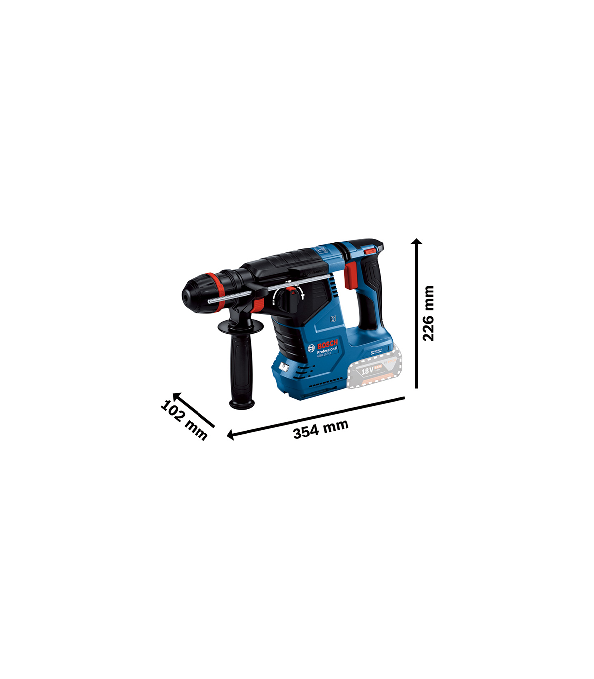 Perforateur SDS Plus GBH 18V-24 C BOSCH