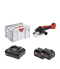 Meuleuse d'angle 18V WS 125-18 + 2 Batteries 18V 5.5 Ah + 1 chargeur rapide APS M MAFELL