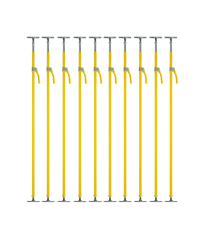 Lot de 10 étais metsäpro LEBORGNE
