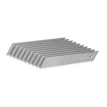 Lot de 10 lames de cutters 18mm STANLEY