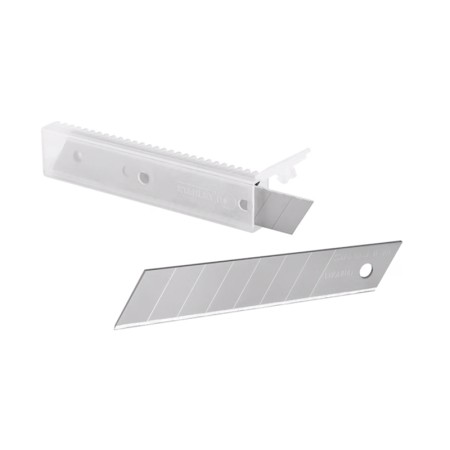 Lot de 10 lames de cutters 18mm STANLEY