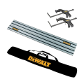 Pack Rail de guidage 1M + Paire de serre-joints + Sac DEWALT
