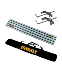 Pack Rail de guidage 1M + Paire de serre-joints + Sac DEWALT