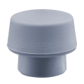 Embout SIMPLEX 50:40 TPE moyen gris Ø50mm HALDER