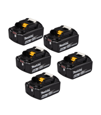 Pack de 5 batteries 18V BL1860B 6 Ah MAKITA