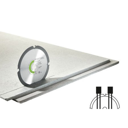 Lame de scie circulaire diamant pour matériaux abrasifs 160x1,8x20 F4 FESTOOL