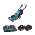 2 batteries BL1850B 18V 5 Ah + chargeur double DC18RD 
