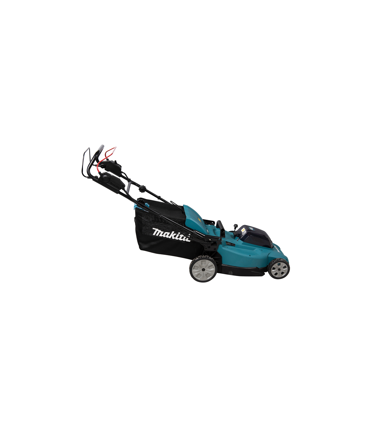 Tondeuse 2 x 18V auto-tractée 48cm DLM481Z + 2 batteries BL1850B 18V 5 Ah + chargeur double DC18RD MAKITA