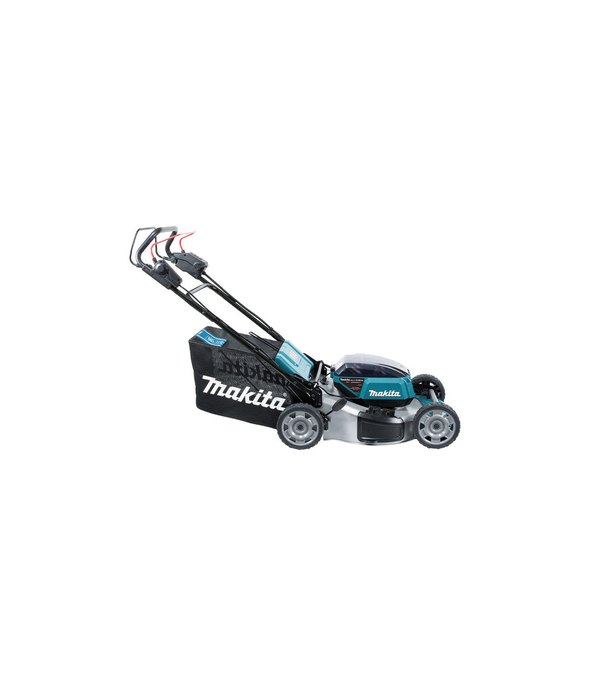 Tondeuse 2 x 18V auto-tractée 53cm DLM536Z + 4 batteries BL1850B + chargeur double DC18RD MAKITA