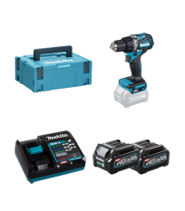 Perceuse-visseuse 40V 54Nm DF002GZ01 + 2 batteries 40V 2,5 Ah + chargeur rapide DC40RA MAKITA