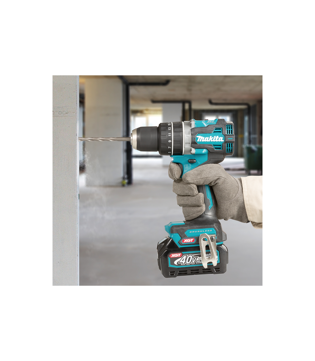 Perceuse-visseuse à percussion 40V 54Nm HP002GZ01 MAKITA