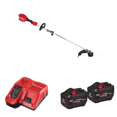 Kit combi coupe-bordure 18V M18 FOPHLTKIT2-0 + 2 batteries FB 12 Ah + chargeur M12-18FC MILWAUKEE
