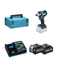Boulonneuse 1/2" 40V 350 Nm TW004GZ01 + 2 batteries 40V 2,5 Ah + chargeur rapide DC40RA MAKITA