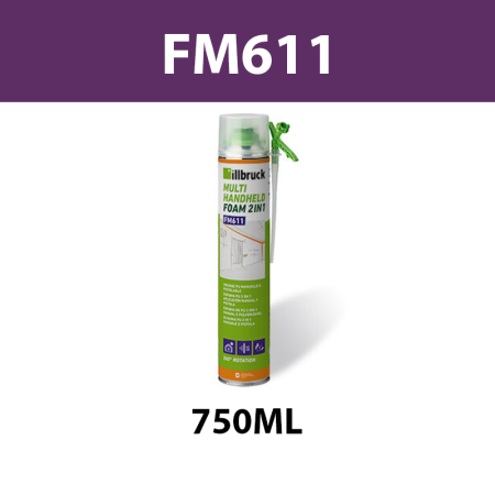 Mousse PU 2en1 "FM611" Vert 750ML ILLBRUCK