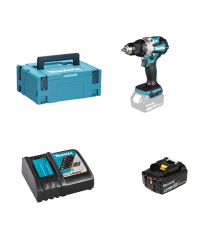 Perceuse-visseuse 18V DDF489ZJ + 1 batterie BL1850B 18V 5 Ah + 1 chargeur DC18RC MAKITA