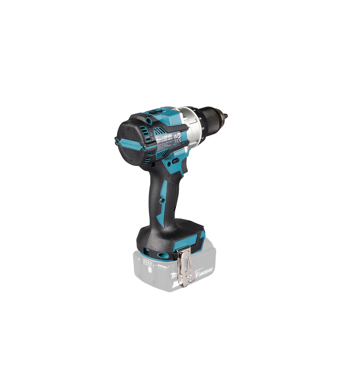 Perceuse-visseuse 18V DDF489ZJ + 2 batteries BL1850B 18V 5 Ah + 1 chargeur DC18RC MAKITA